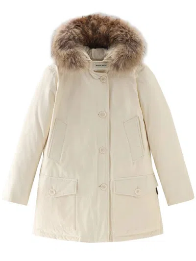 Shop Woolrich Arctic Detachable Fur Parka Clothing In White