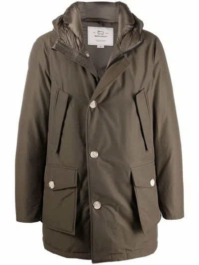 Shop Woolrich Artic Parka Clothing In Green