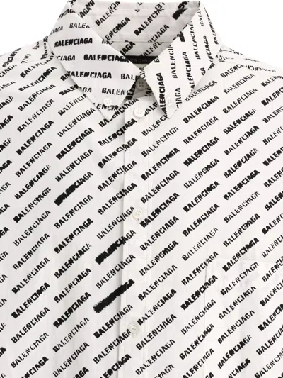 Shop Balenciaga Shirt With Logo