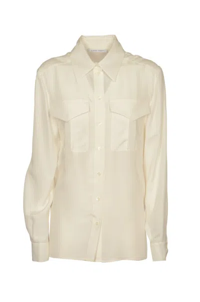 Shop Alberta Ferretti Shirts White