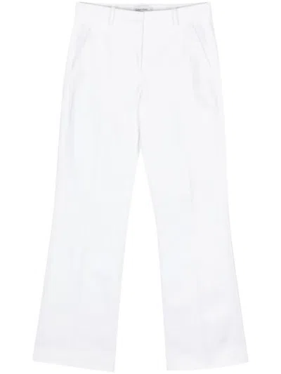Shop Calvin Klein Cotton Twill Relax Bootcut Clothing In White