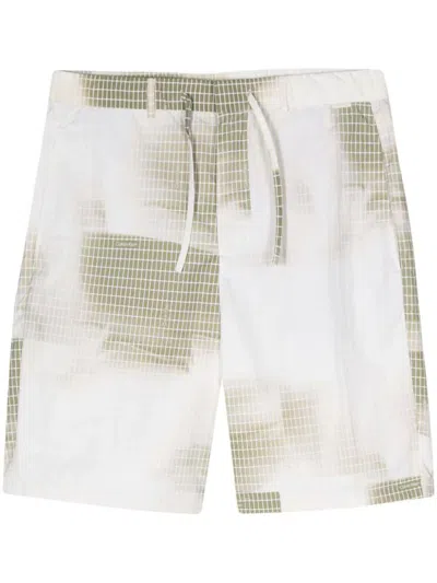 Shop Calvin Klein Diffused Aop Relaxed Straight Clothing In White