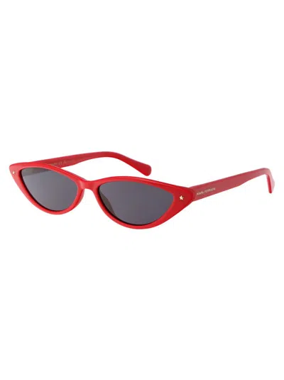 Shop Chiara Ferragni Sunglasses In C9air Red