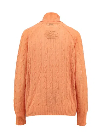 Shop Etro Sweater In Orange