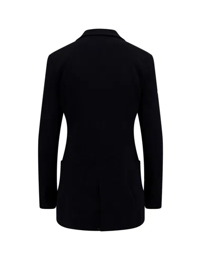 Shop Giorgio Armani Blazer In Black