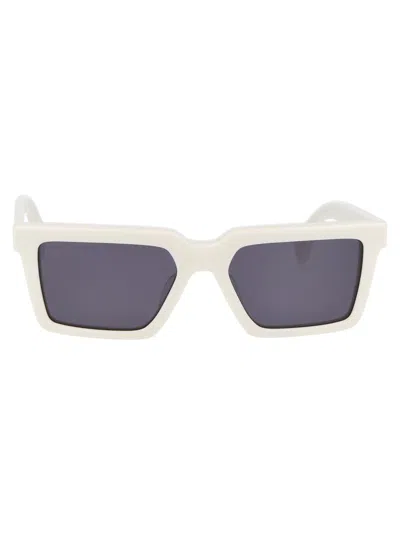 Shop Marcelo Burlon County Of Milan Sunglasses In 0107 White