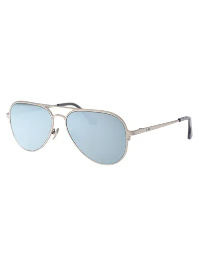 Shop Retrosuperfuture Sunglasses In Silver