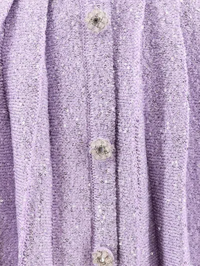 Shop Self-portrait Skirt In Purple