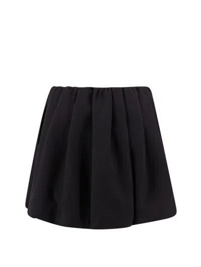 Shop Valentino Skirt In Black