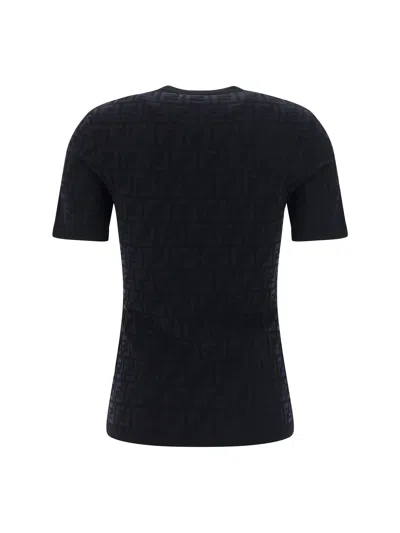 Shop Fendi Women T-shirt In Black