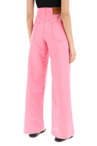 Shop Marni Lightweight Denim Jeans Women In Pink