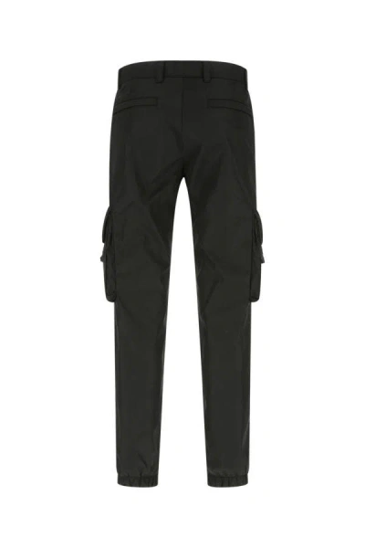 Shop Prada Man Black Re-nylon Cargo Pant