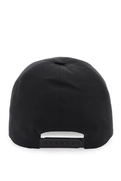 Shop Rick Owens Baseball Cap With Embroidery Men In Black