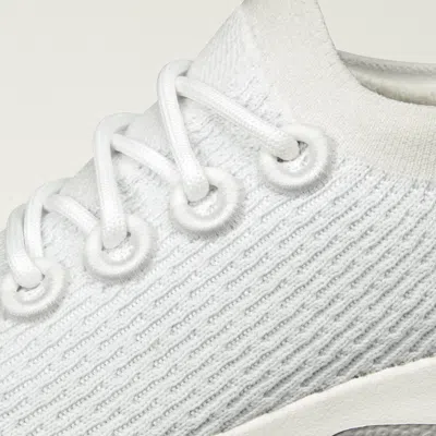 Allbirds Womens Blizzard True Navy Tree Runner Fsc-certified Eucalyptus Tree-fibre Low-top Trainers In Blizzard/blizzard