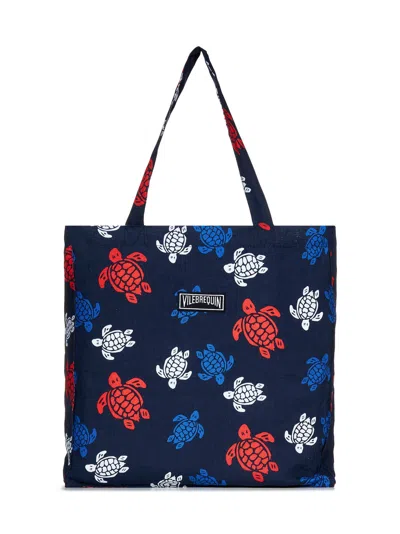 Shop Vilebrequin Babel Shoulder Bag In Blu