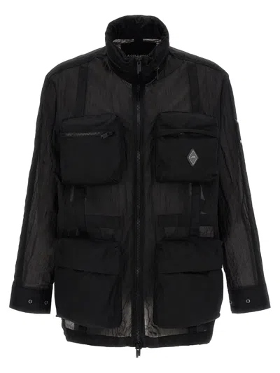 A-cold-wall* Filament M65 Casual Jackets, Parka Black In Black