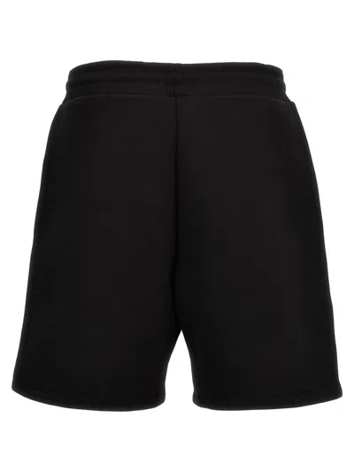 Shop Ami Alexandre Mattiussi Ami Paris 'ami De Coeur' Bermuda Shorts In Black