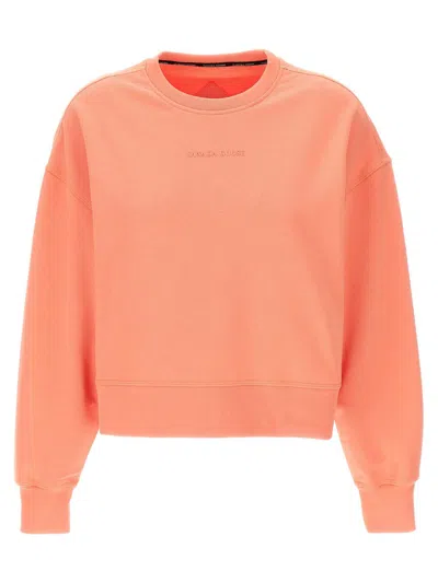 Shop Canada Goose 'muskoka' Sweatshirt In Pink