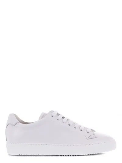 Doucal's Glattleder Low-top Sneakers In White