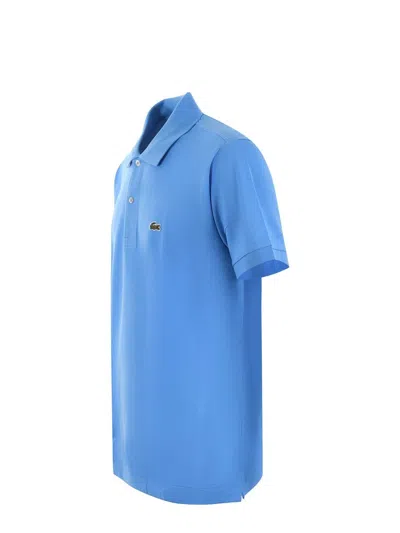 Shop Lacoste T-shirts And Polos Clear Blue