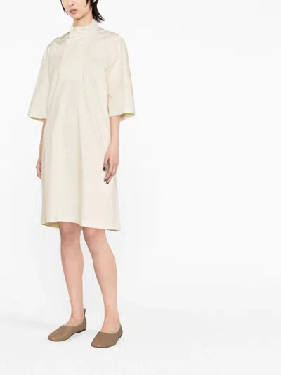 Shop Lemaire Vareuse Dress Clothing In Ye507 Cream