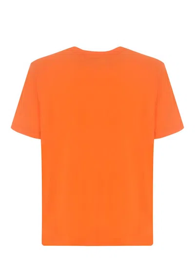 Shop Msgm T-shirts And Polos Orange