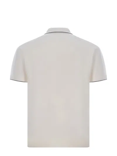 Shop Paolo Pecora Polo Shirt In White