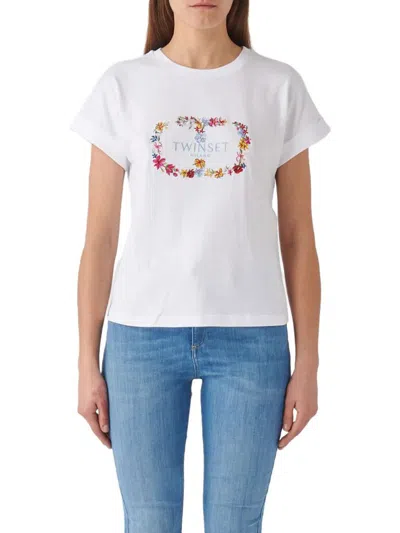Shop Twinset T-shirt Clothing In White
