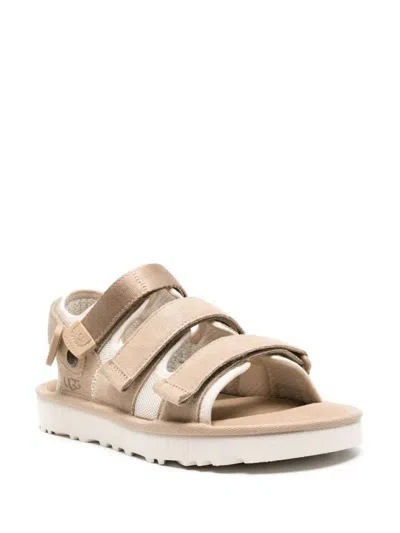 Shop Ugg Goldencoast Multistrap Shoes In Nude & Neutrals