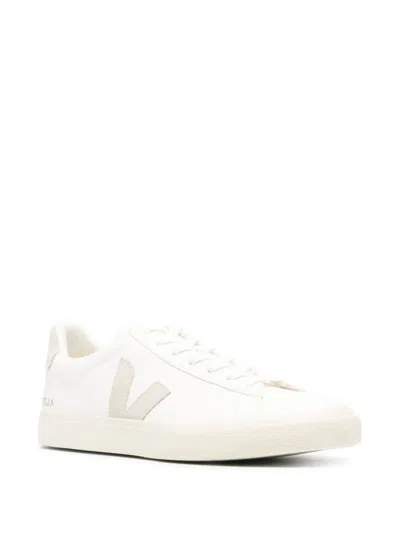 Shop Veja Field Chfree Leather Shoes In White