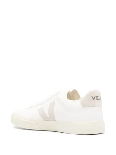 Shop Veja Field Chfree Leather Shoes In White
