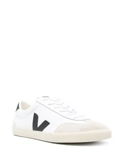 Shop Veja Volley Canvas Shoes In White