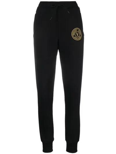Shop Versace Jeans Couture V-embl S Embro Trousers Clothing In Black