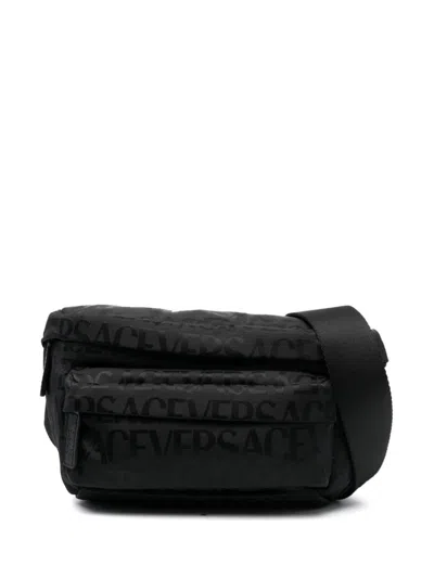 Shop Versace S Eco Bags In Black
