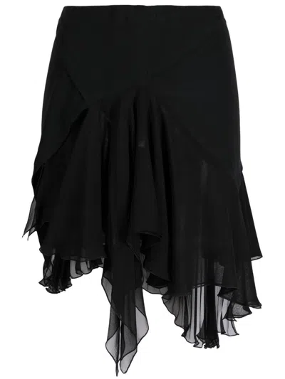 Shop Versace Skirt Clothing In Black