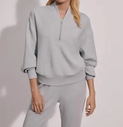 Shop Varley Davidson Sweatshirt In Mirage Gray In Multi