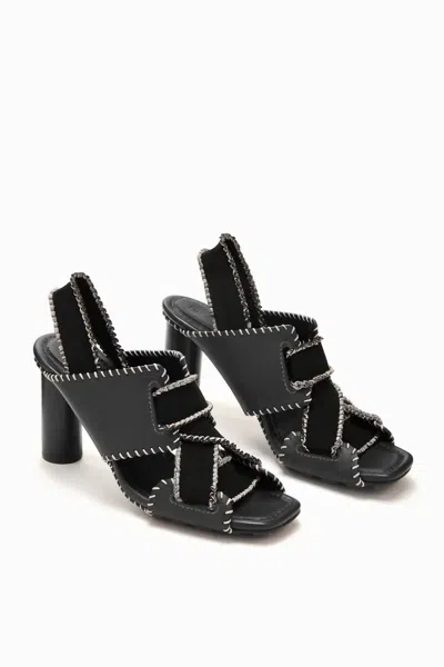 Ulla Johnson Bianca Elastic High Heel In Noir In Black
