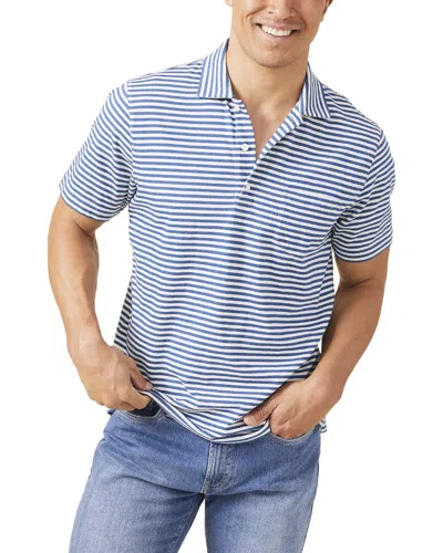 Shop J.mclaughlin J. Mclaughlin Bangle Stripe Levi Top Polo Shirt In Multi