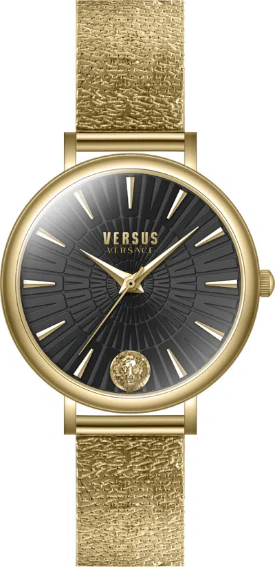 Shop Versus Women's 34mm Gold Tone Quartz Watch Vsp1f1421