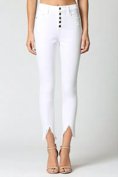 Shop Hidden Women's Caroline High Rise Skinny Jeans In White