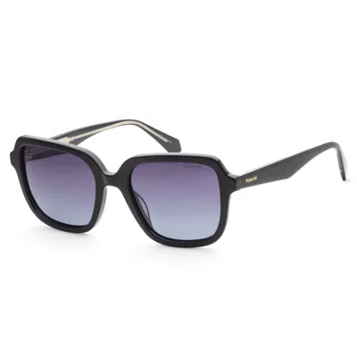 Shop Polaroid Women's 53 Mm Black Sunglasses Pld4095sx-0807-53