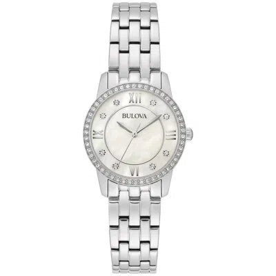 Shop Bulova Women's 22mm Silver Tone Quartz Watch 96x157