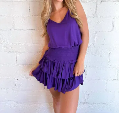 Shop Reset By Jane Maya Knit Top In Purple