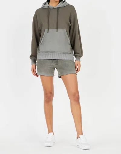 Shop Cotton Citizen Brooklyn Oversized Hoodie In Vintage Taupe In Green