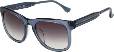Shop Calvin Klein Women's 54 Mm Blue Sunglasses Ck4326sa-412
