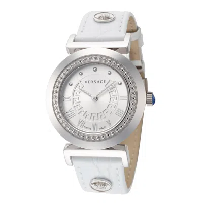 Shop Versace Women's 35mm Silver Tone Quartz Watch P5q99d001s