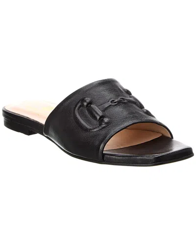 Shop M By Bruno Magli Nilla Leather Sandal In Black