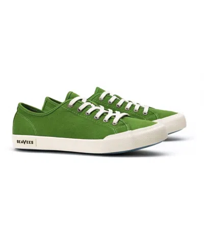 Shop Seavees Women's Monterey Sneaker Standard Sneaker In Cactus Cotton Canvas In Green