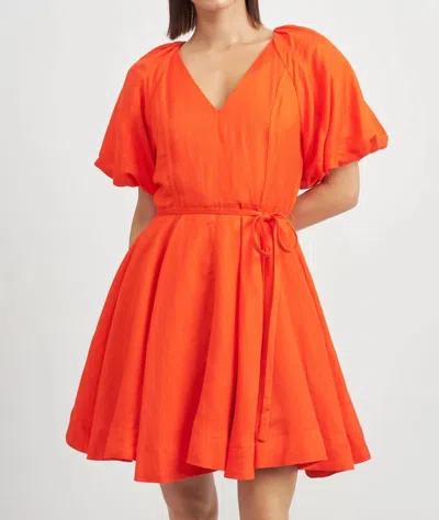 En Saison Sonnet Flared Mini Dress In Multi