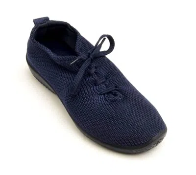 Shop Arcopedico Women's Ls Knit Shoe In Navy In Blue